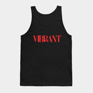 Be VIBRANT Design Tank Top